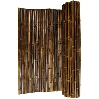 Sichtschutz BLACK Bambus Zaun Gartenzaun Windschutz Sichtschutzmatte (HxB)