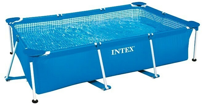 Intex Frame-Pool Family I 12-58980 (L x B x H: 260 x 160 x 65 cm, Blau, 2.282 l)