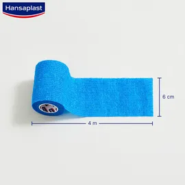 BEIERSDORF Fixierbinde selbsthaft 6 x 4 cm 1 St blau