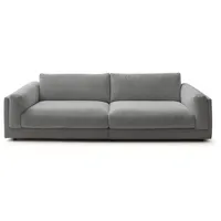 KAWOLA Big, Sofa RAINA Cord grau