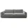 KAWOLA Big, Sofa RAINA Cord grau
