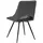 PRO.COM Polsterstühle 2er Set ERNESTO, Grau - Schwarz - Kunstleder - Mikrofaser - Metallgestell - 2er Set