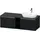 Duravit D-Neo Konsolenwaschtischunterbau wandhängend Eiche Schwarz Matt 1400x550x459 mm - DE4950R101 DE4950R10160000