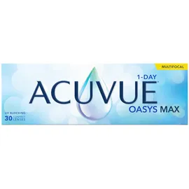 Acuvue Oasys Max 1-Day Multifocal 30 Linsen) PWR:-9, BC:8.4, DIA:14.3, ADD:Low