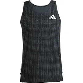 adidas Adizero Herren Schwarz/Grau M