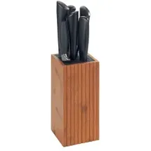 Wenko Messerblock mit Borsteneinsatz Mera, aus Bambus