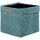 lycce Aufbewahrungskorb Faltbare Aufbewahrungsbox Cord 33 x 33 x 31 cm blau/türkis