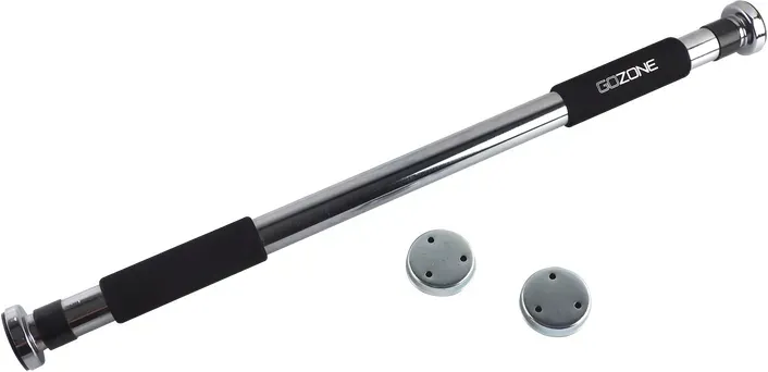 GoZone Klimmzugstange Größe: 65,5X5X5 cm Verstellbare Breite, Sichere Verriegelung, Ohne Schrauben, Portable Türfutter Querlatte, Fitness-Training, Verstellbereich: 62-91 cm