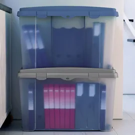 CASARIA Aufbewahrungsbox 120 l 1-tlg. blau