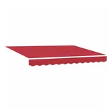 vidaXL Markise 300 x 250 cm rot