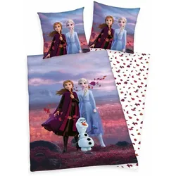 Disney Bettwäsche-Set  Die Eiskönigin 2 , mehrfarbig , Maße (cm): B: 135 H: 1