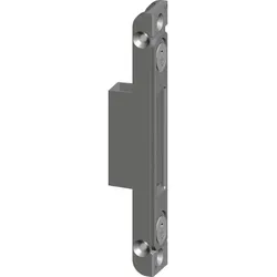 Schließblech STV FL4/A13 für Schwenkriegel, 140 x 21,5 x 11mm, silber