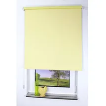 LIEDECO Seitenzugrollo Uni 122 x 180 cm verdunkelnd gelb