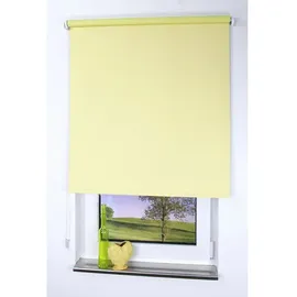 LIEDECO Seitenzugrollo Uni 122 x 180 cm verdunkelnd gelb