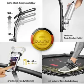Sportstech HTX100 137 cm inkl. Pulsgurt schwarz