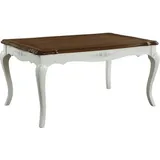 Esstisch Landhaus Stil 160 x 86 x 78 cm JVmoebel - Braun/Weiß