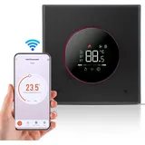 Smart Thermostat für Haus Wasser Elektrische Heizung Wasser Gas Boiler WiFi AC Thermostat mit APP/Sprachsteuerung VA Digitaler Touchscreen Buntes ...