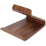 ANKROYU Doppelseitiger Walnuss-Tablet-Halter, Handy-Ständer, Halterung, Zubehör für Schreibtisch, Tablet-Ständer, Holz-Desktop-Dock-Halterung (Walnut)