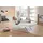 W.Schillig Relaxliege daily dreams Leder 75 x 91 x 170 cm Weiß mit Kissen