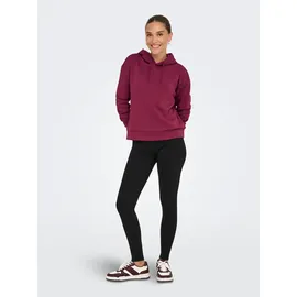 ONLY PLAY Kapuzensweatshirt ONPLOUNGE LS HOOD SWEAT - NOOS rot M (38/40)