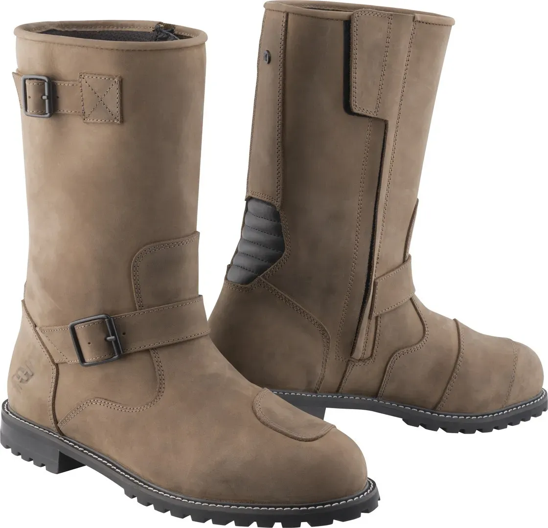 Bogotto Danko wasserdichte Motorrad Stiefel, braun, Größe 40 für Männer