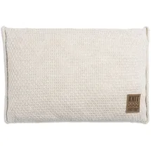 Knit Factory Jesse Zierkissen 60 x 40 cm Beige