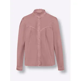 Heine Jeansbluse rosa 42