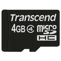 Transcend TS4GUSDC4 Speicherkarte 4 GB MicroSDHC