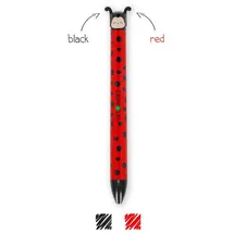 Legami Kugelschreiber Click&Clack Rot/Schwarz