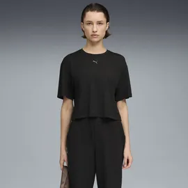 Puma W Cloudspun Relaxed Tee Schwarz L