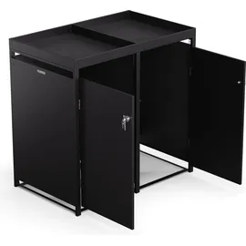 Blumfeldt Mülltonnenbox 60/120/240L schwarz