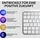 Logitech MX Keys Mini DE hellgrau