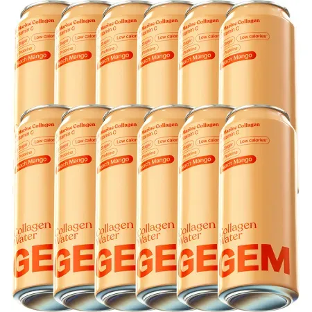 GEM Kollagenwasser Pfirsich Mango 12x250ml