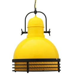 Bamyum Deckenlampe Vintage Industrial Gelb Pendelleuchte