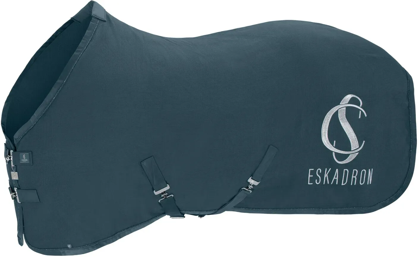 ESKADRON Classic Sports Abschwitzdecke Waffle Cotton ocean 125 cm