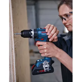 Bosch GSB 18V-90 C inkl. 2 x 4,0 Ah + L-BOXX