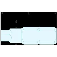 FACOM Bit Serie 1 - Sechskant 7 mm