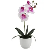 Kunstblume Künstliche Orchidee - Dan, 36 cm, aplanta rosa
