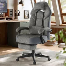 Songmics Gamer-Sessel Holz/Kunststoff Schwarz