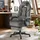 Songmics Gamer-Sessel Holz/Kunststoff Schwarz