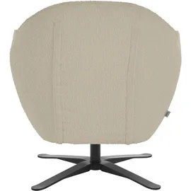 Andas Drehsessel »Stavre, Loungesessel mit Drehfunktion« in moderner Optik, mit elegantem Drehfuß beige
