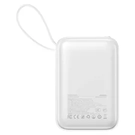 Joyroom JR-PBF29 20000mAh 22,5W Powerbank mit Doppelkabel Weiß