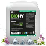 BIOHY Bodenreiniger für alle Wischroboter mit Frühlingsduft (10 Liter Kanister) | Schaumarm & Streifenfrei | Reinigungsmittel Konzentrat für alle Böden