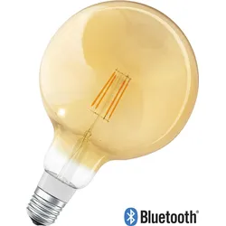 Osram SMART+ Filament Globe Dimmable, Intelligentes Leuchtmittel, Bluetooth, Tra