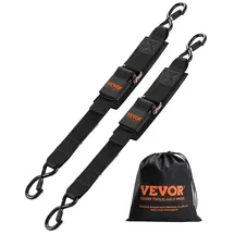 Vevor Spanngurte mit Ratschen 5,08 x 60,96 cm 2er-Set 680,4 kg Bruchfestigkeit 226,8 kg Nenntragkraft