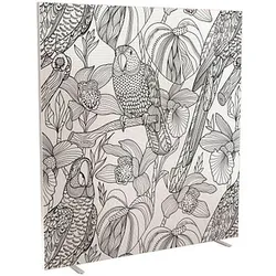PAPERFLOW Trennwand easyScreen Tropical, 62463 bunt 160,0 x 173,4 cm