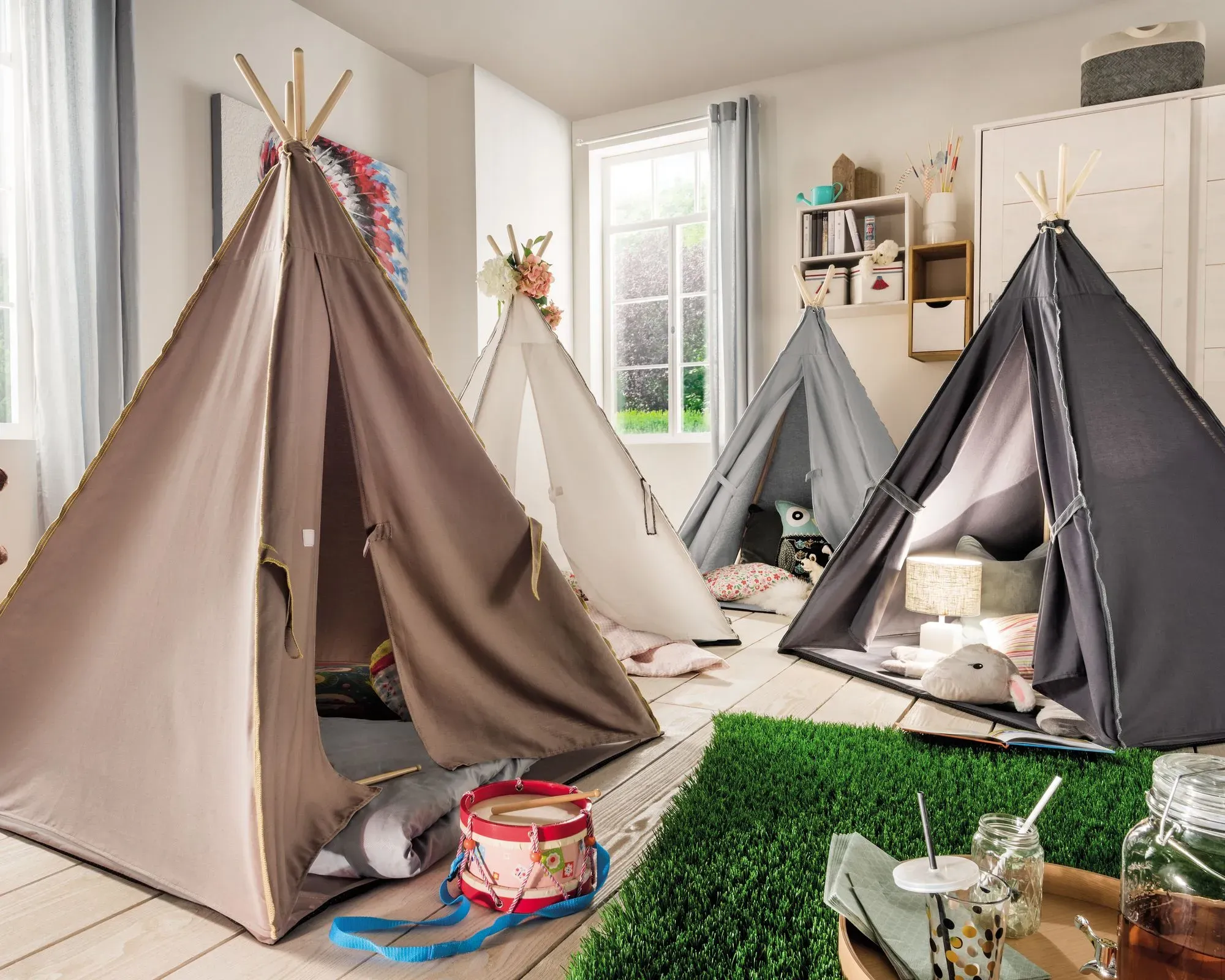 INFANSKIDS Tipi-Zelt  – erhältlich in 4 Farben