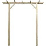 Kavolet Gartenpergola, Pergola Pavillon Rosenbogen Holzbogen Spalier 200x40x205 cm Holz
