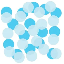 Konfetti blau