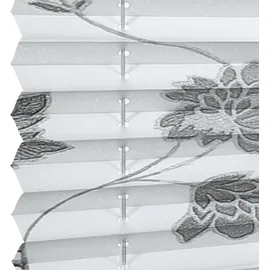 GARDINIA Plissee Concept Flowers and Plants 80 x 210 cm blüte dekor/weiß